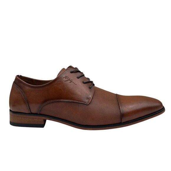 Tommy Hilfiger Sheldon Men\'s Oxford Dress Shoes Size 11‎ Brown Lace-Up Cap Toe main image 11